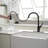 Single Hole Pull Out Kitchen Faucet With Sprayer Single Handle Kitchen Sink Faucets Modern High Arc Brass Kitchen Basin Taps With Deck Plate