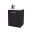 Meuble-lavabo avec lavabo intégré Haigleer Creek, wengé-1153152718