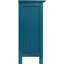Bibliothèque en bois à 2 niveaux H 29 po x l 29,5 po avec 2 supports arqués, rangement et bibliothèque pour le bureau personnel et le salon, bleu-101528706-101528707
