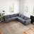 Elberon 3 - Piece Modern Living Room Symmetrical Corner Sofa-189492289