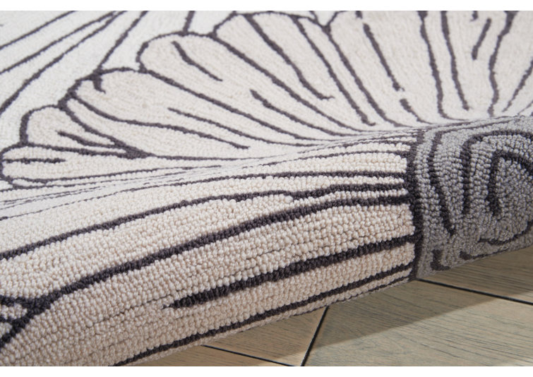 Tapis gris / ivoire Asiha