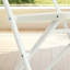 Ensemble de 4 chaises pliantes en acier inoxydable blanc - capacité de 800 lb robuste, empilable et imperméable