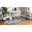 Tapis bleu abstrait Dota-918651196