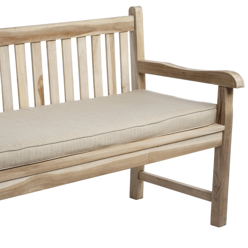 Coussin de banc Doss / intérieur / extérieur Sunbrella, l 48 po x P 19 po, Sunbrella® sable Dupione