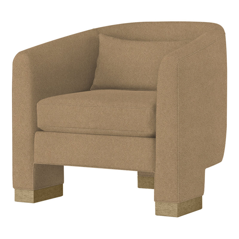 TAU Upholstery Barrel Chair, Dune, Coiro Camel 9048-92