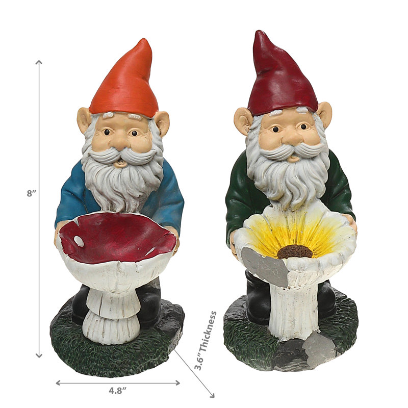 Ensemble de 2 figurines de jardin Gronseth