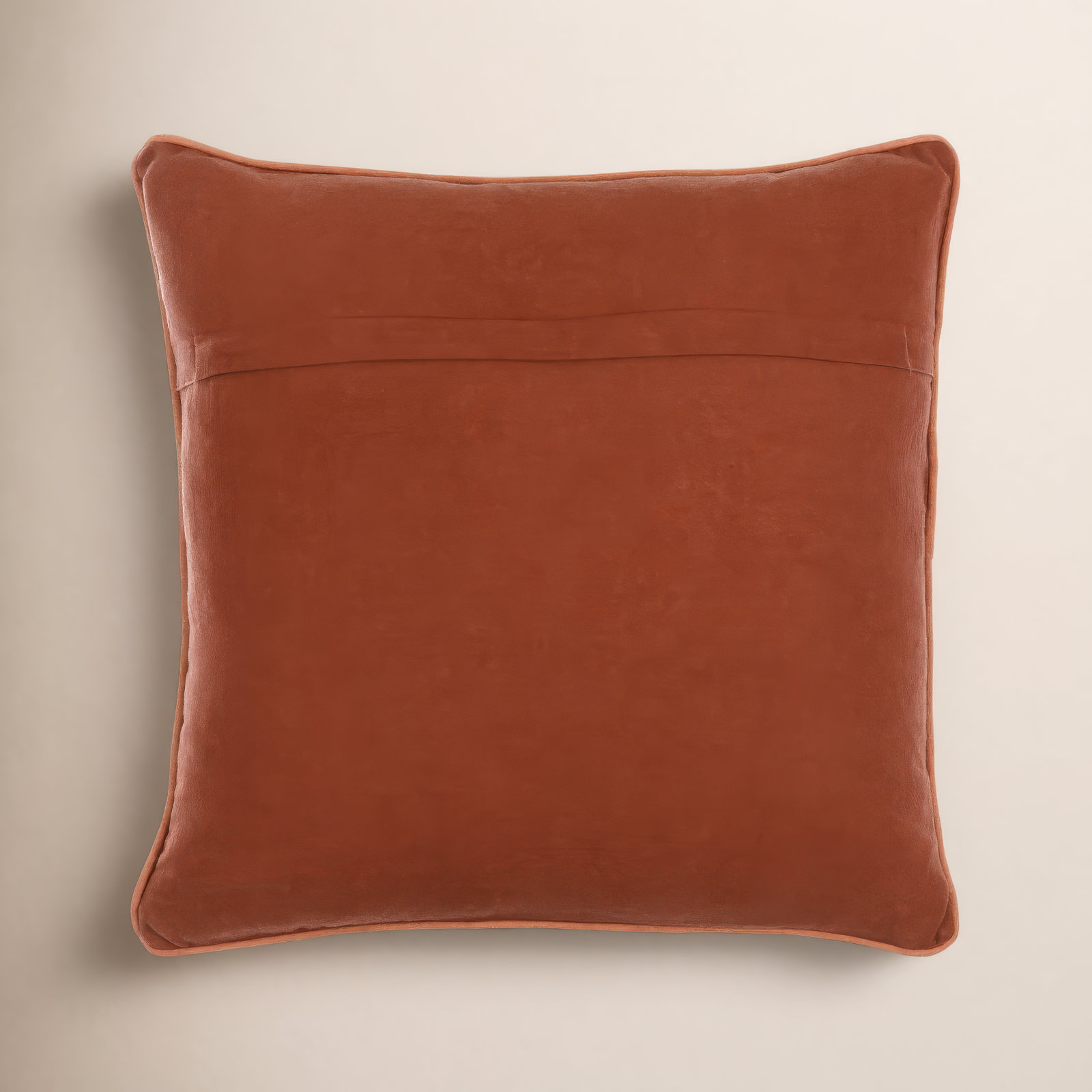 Veola Cotton Velvet Throw Pillow, 20" x 20", Pillow Cover Only - No Insert, Dark Plum