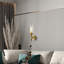 Appliques murales encastrées de luxe à 1 lumière et à intensité variable en verre doré (ampoule incluse)-828353009-839631095-848082655