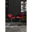 20,98 po Profondeur, tabourets de bar rouges, de 2 - hauteur réglable, base pivotante, coussin en mousse, structure en métal, tabourets 32,55, largeur du colis de 13,38