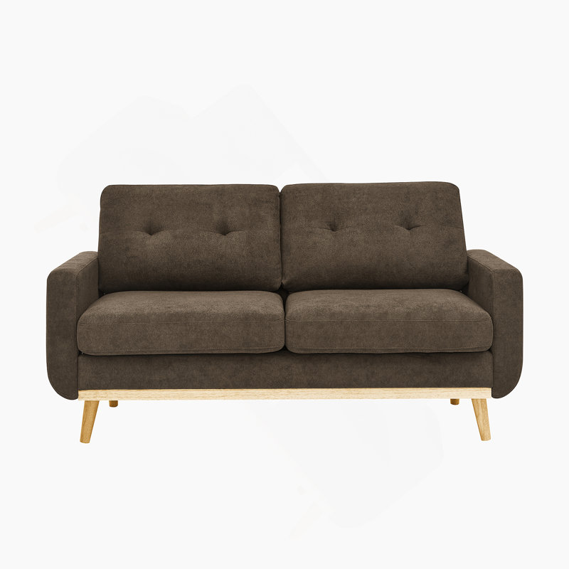 Aucteraden Loveseat, Dark Brown