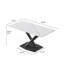 Table de bout contemporaine en pierre artificielle à bord droit avec pieds en métal-1987160105-1987160111-1972619757