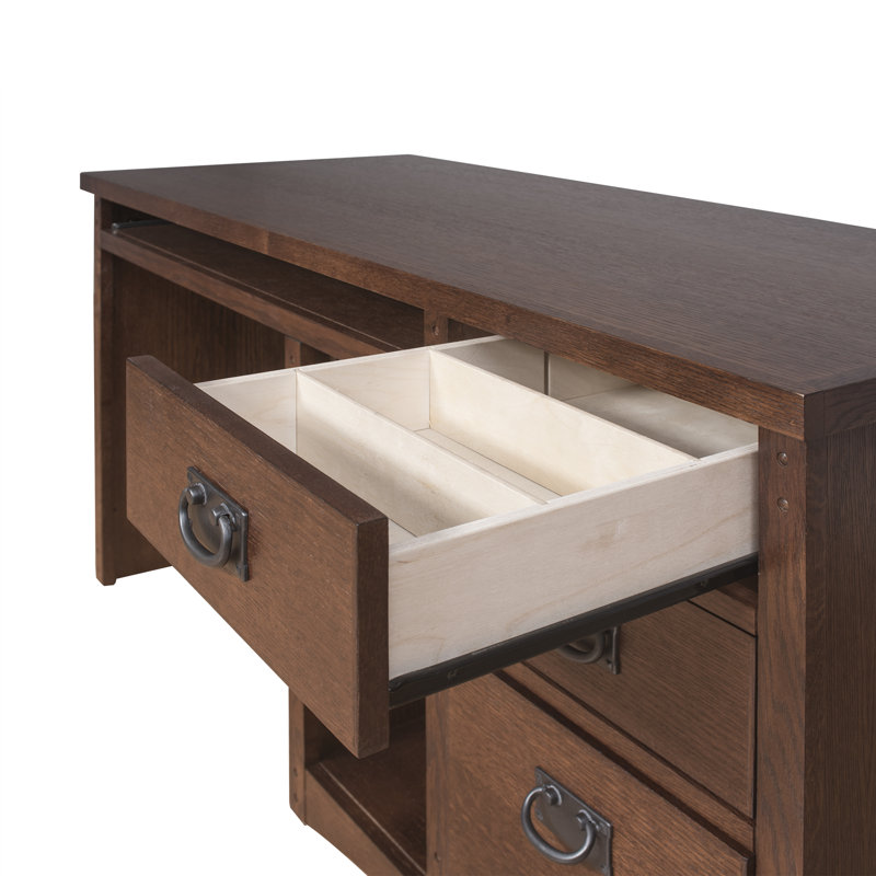 Bureau en bois massif deluxe Benno