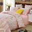 Ensemble de housse de couette en coton de qualité égyptienne à cachemire rose de luxe de qualité égyptienne Lissther-101674834