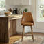 Tabouret de bar rembourré Verano Stoke-1203867820