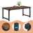 Metal Base Dining Table-1868474881
