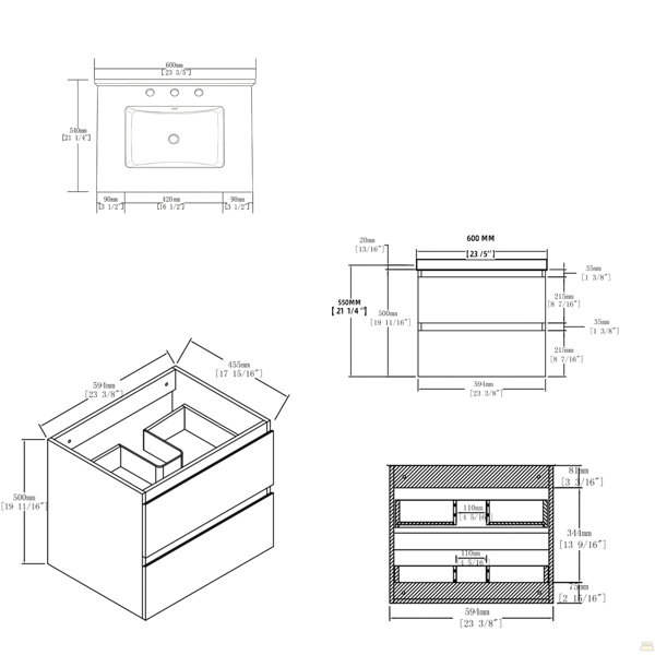 Dimensions du produit