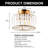 Nashra Cluster Semi Flush Mount Ceiling Light Fixtures with Clear Glass Shades-1021761075