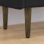 Tabouret de rangement en velours Teddy, avec espace de rangement, adapté aux appartements, salons et chambres à coucher - noir-257392536