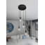 Cadesha 4 - Light Black Cluster Pendant-1215487070