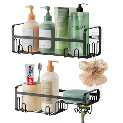 Murguia Adhesive Stainless Steel Shower Shelf