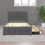 Lit plateforme double tapissier-978392533