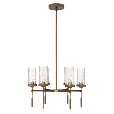 Lustre traditionnel 6 lumières à abat-jour Haleigh
