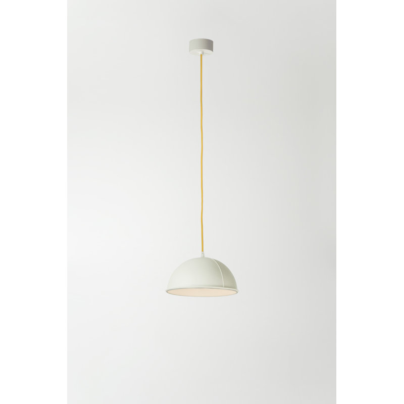 Be.pop 1 - Light Dome Pendant, White, Yellow
