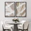 «Mid-Century Black Polygons», 2 pièces sur toile-99015929-99015930