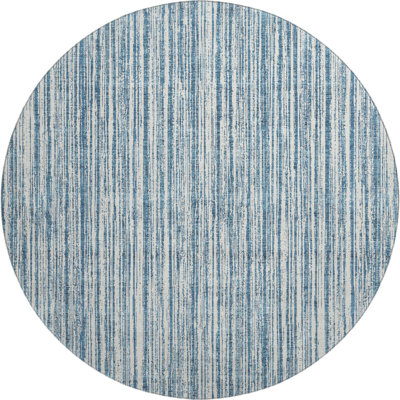 Premium Machine Washable Prisco Blue Rug