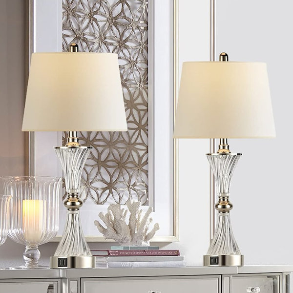 Transparent Crystal Table Lamp Modern Minimalist Bedroom Bedside