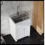 Armoire de cuve à laver en acier inoxydable sans peinture