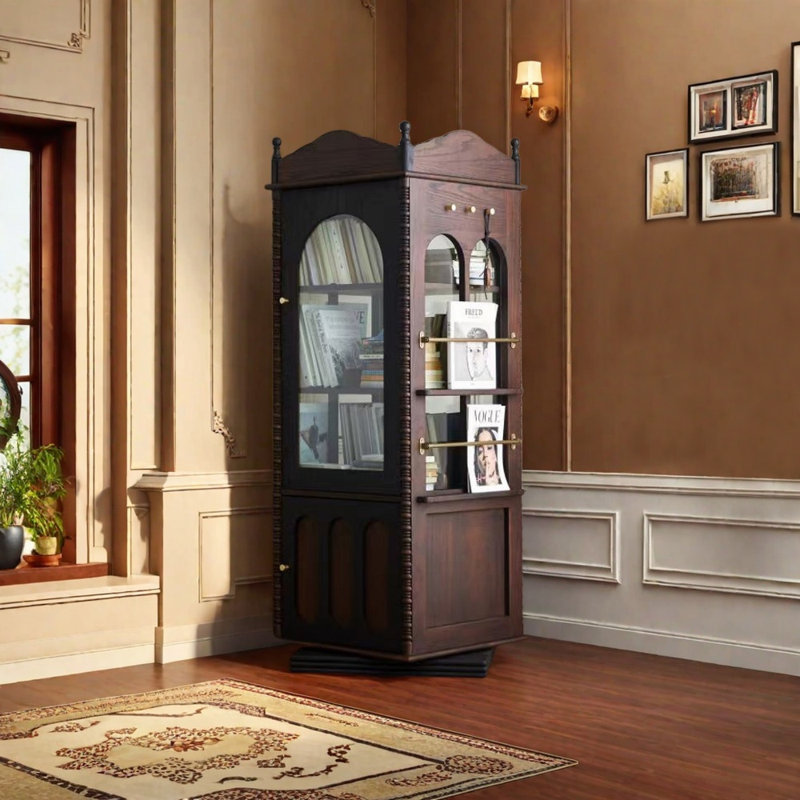 American style light luxury bookcase