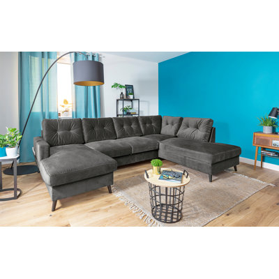 Ecksofa Friendly Lars mit Bettfunktion