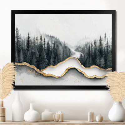 Crystal Current Into The Winter Forest River I - Forest Wall Art