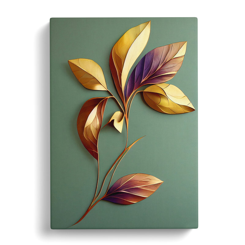 The Wonderful Leaves - Wrapped Canvas, 76cm H x 35cm W x 3cm D