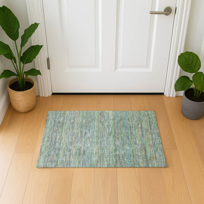 Premium Machine Washable Mayfield AMF2148 Striped Rug