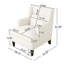 Chaise d'appoint rembourrée Charvae-843008167