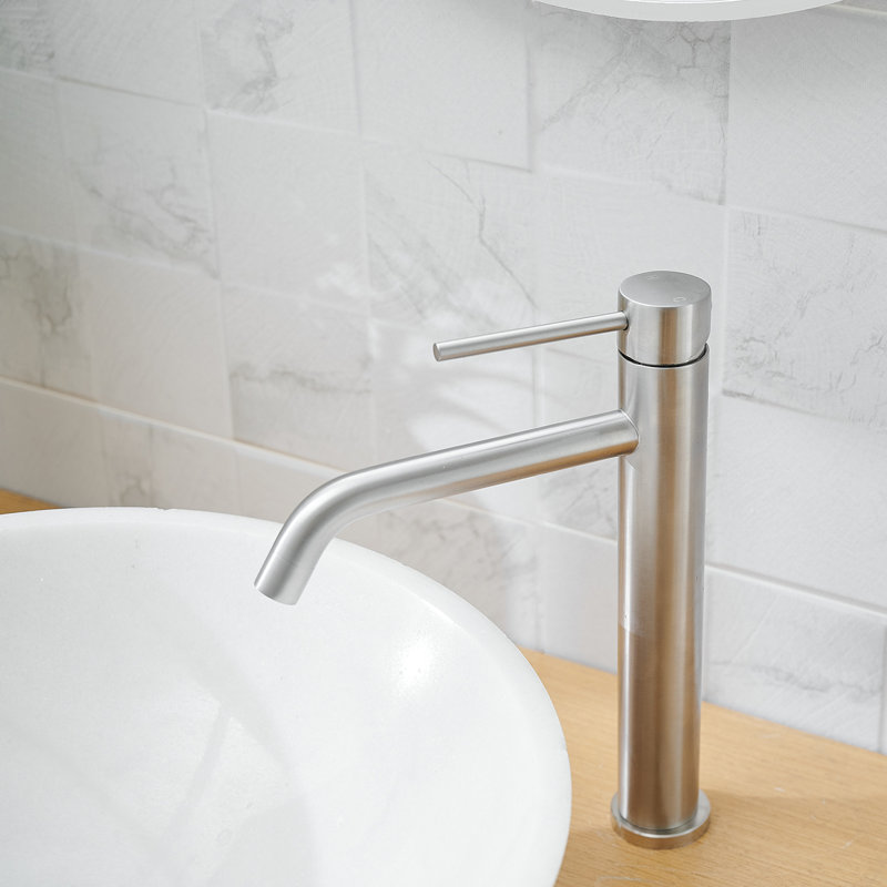 Single Hole Single Handle Bathroom Vessel Sink Faucet, Matte Black