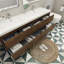 Ensemble de meuble-lavabo double mural 84 po Amahia-119971896