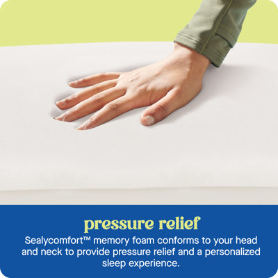 Sealy Dreamlife Memory Foam Medium Pillow