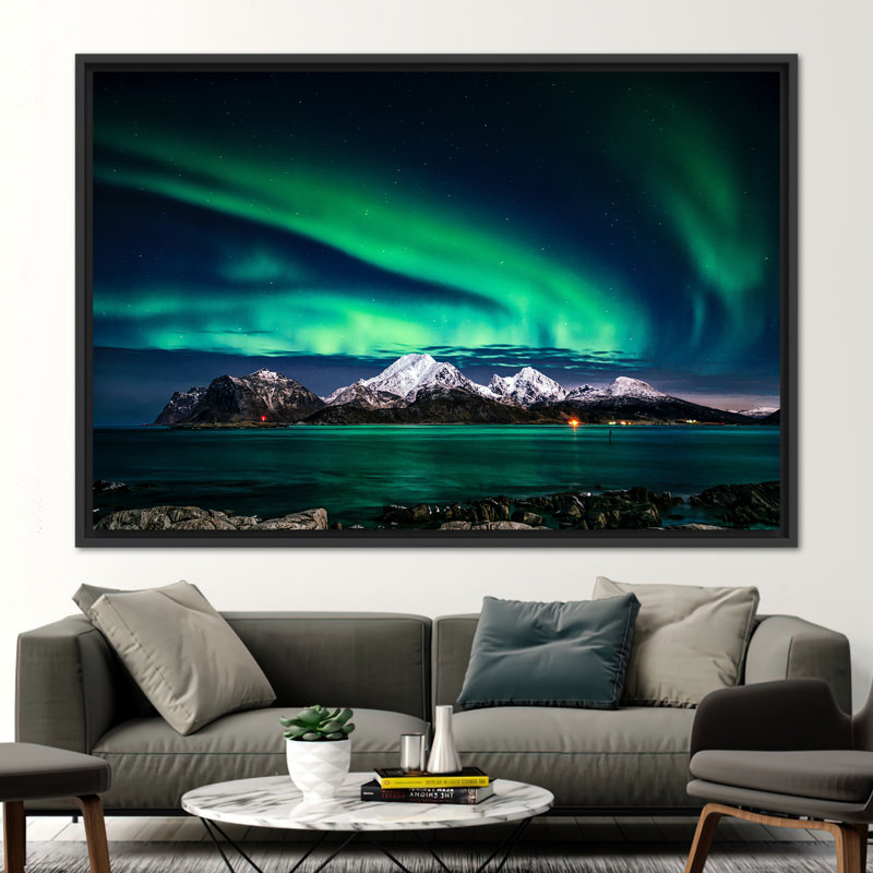 Print on Canvas, Framed Print without Mat, 20 cm H x 30 cm W, Black