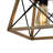 Alexia 1 - Light 9.05" Cage Wood/Iron Flush Mount