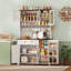 70.87" Farmhouse Kitchen Pantry Cabinet with Drawer & Doors-91774156