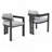 Patio Outdoor Aluminum Dining chair-1678355054