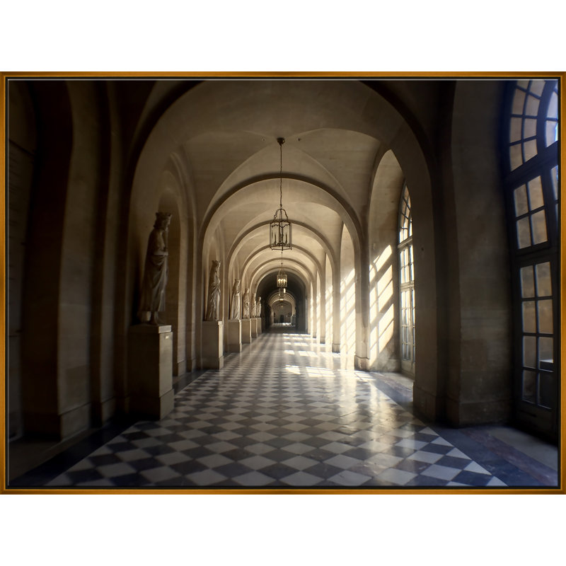«Corridor», reproduction de photo sur toile encadrée