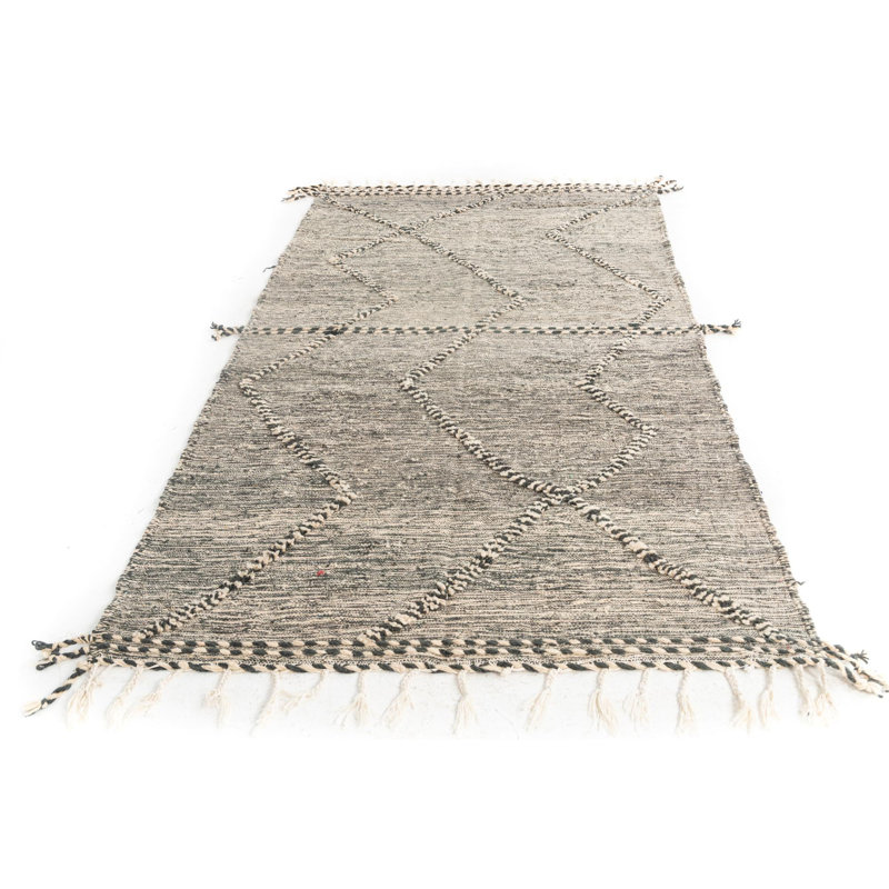 Tapis gris foncé Nestor