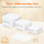 Buffets et supports à buffet, risers alimentaires pour table de buffet, présentoir à gâteaux de dessert pour la fête, présentoir à bijoux de collection, boîtes à cubes blanches, 3 pièces (6 po, 7 po, 7,8 po)