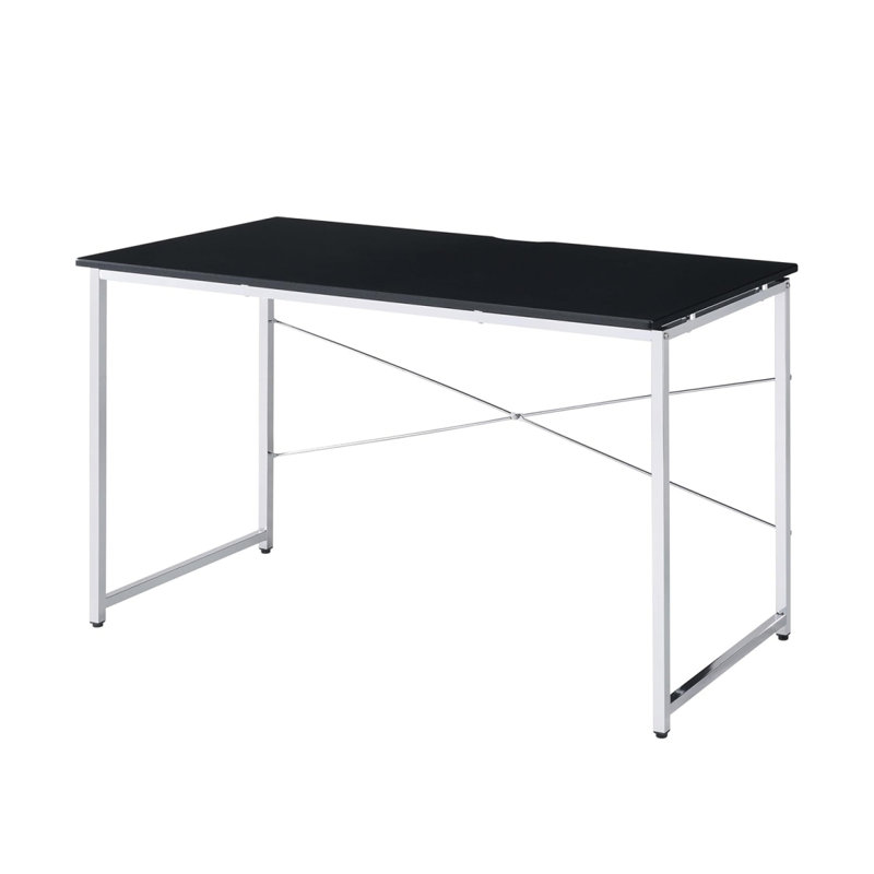 Rectangular Desk With Metal Frame