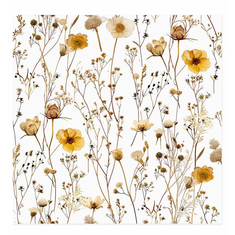 «Botanical Fall Wildflower», impression de chalet sans cadre, H 10 po x l 10 po
