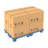 4Pcs Pallets, Moisture-Proof Floor Pallet, Breathable Grid Pallets